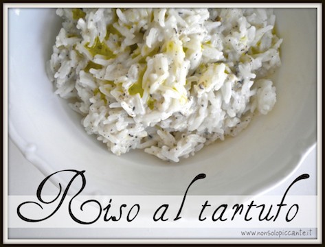 riso al tartufo riso al tartufo