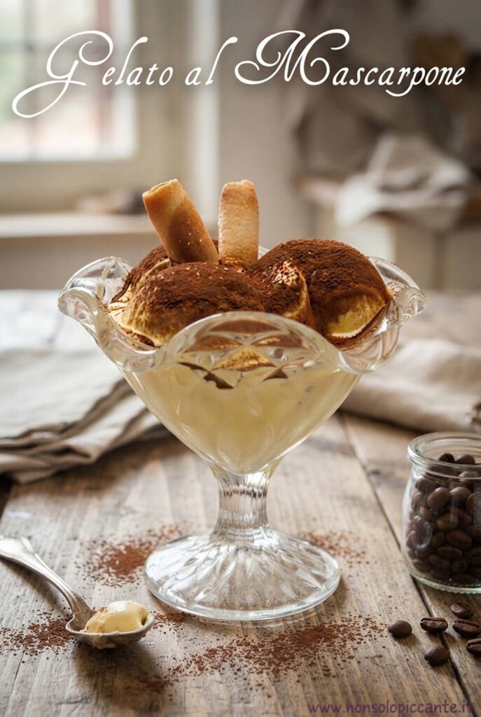 coppa di gelato al mascarpone