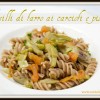 Fusilli di farro ai carciofi piselli