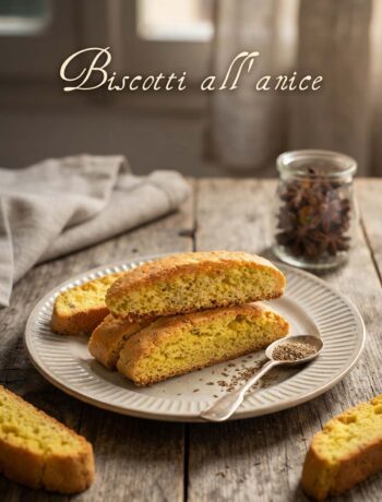 piatto di biscotti all'anice