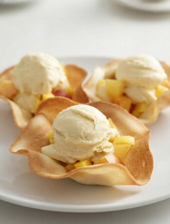 cestini croccanti per il gelato