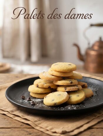piatto di biscotti palets de dames