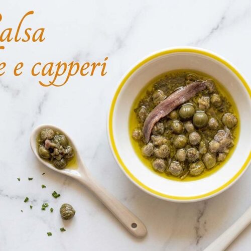 salsa acciughe e capperi