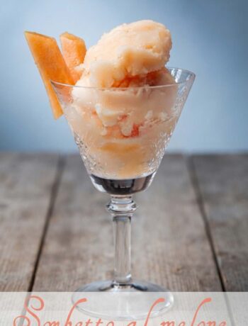 coppa sorbetto al melone