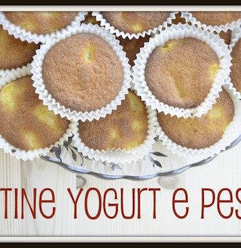 Tortine yogurt e pesca