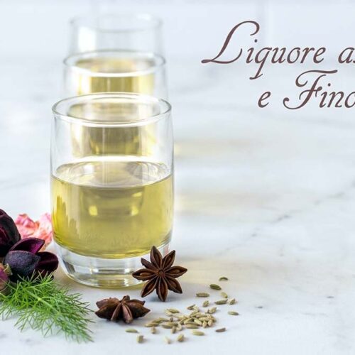 bicchiere liquore anice e finocchio