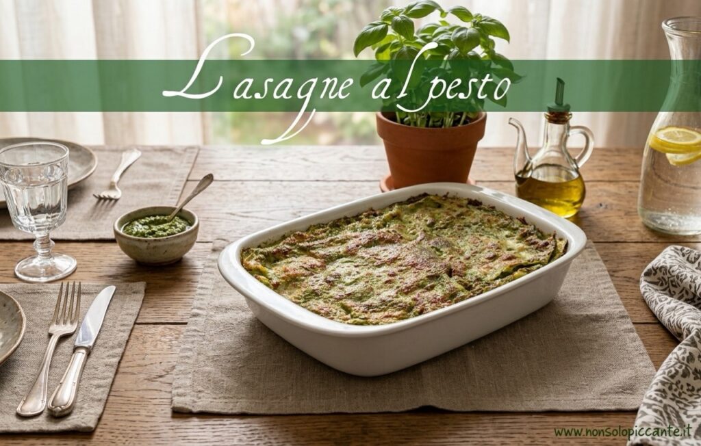 teglia lasagne al pesto - dimensioni grandi