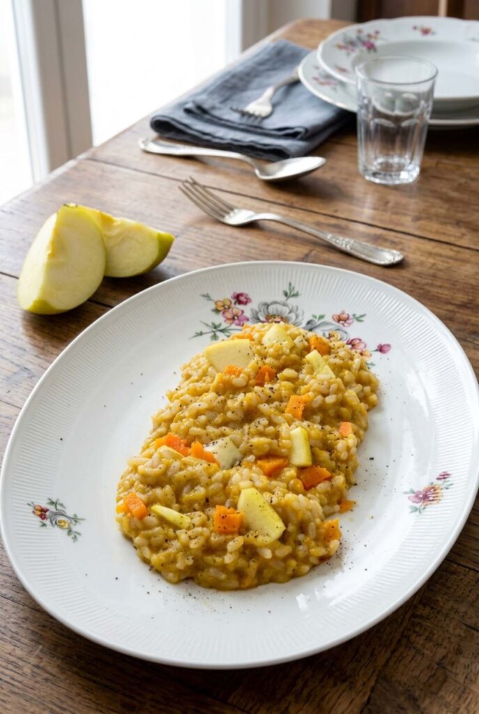risotto mele e brunello