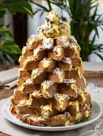 tavola pandoro farcito