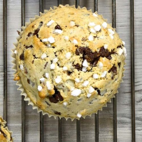 muffin nocciole e cioccolato