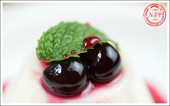 Panna cotta alle amarene Panna cotta alle amarene