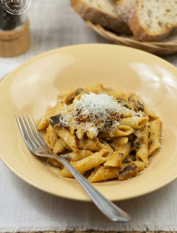 penne strascicate melanzane