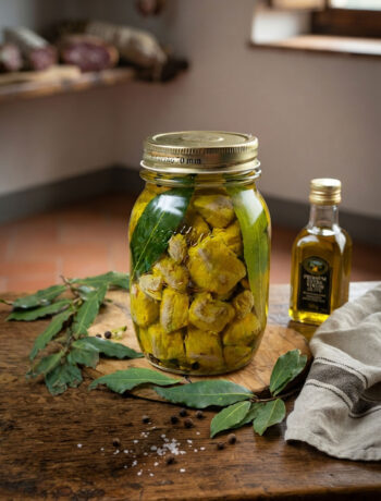 barattolo di tonno del chianti sott'olio