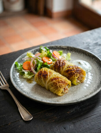Involtini di cavolo verza