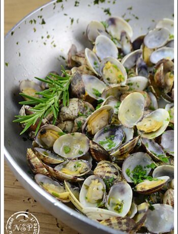 Padella con sauté di vongole