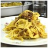 Tagliatelle al ragù di coniglio e carciofi
