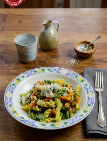 Fusilli con ragu vegetale