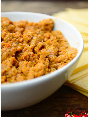 ciotola di ragù alla bolognese