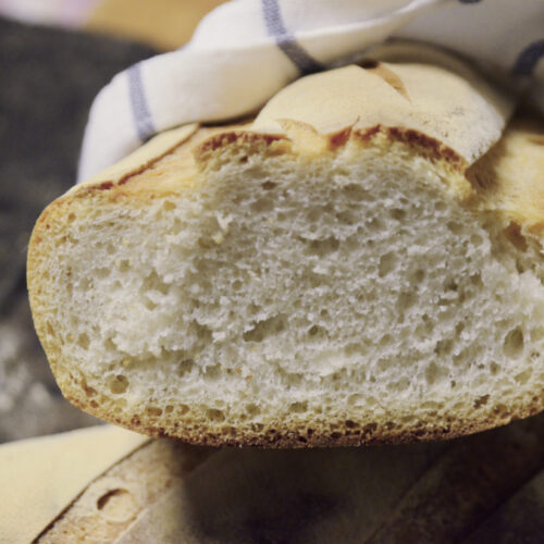 Pane toscano - fetta filone