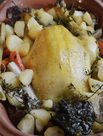 Pollo romertopf cotto
