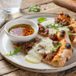 pizza stracchino e salsiccia