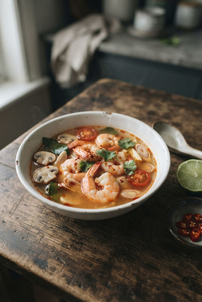 ciotola con Tom yam kung
