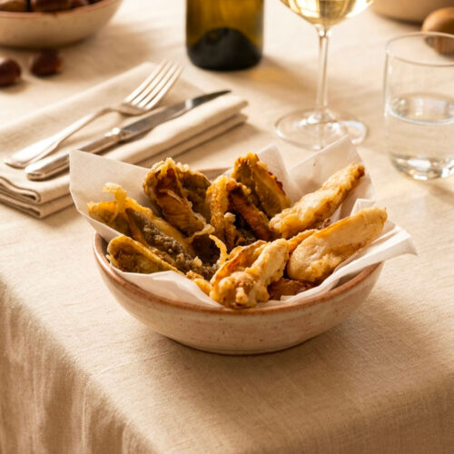 funghi porcini fritti in pastella leggera