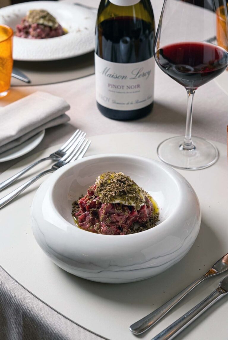 tartare burrata e tartufo